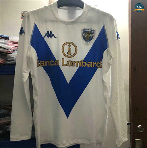 Max Maillots Classic 2003-04 Brescia Calcio Manche Longue Blanc