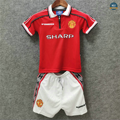 Max Maillots Classic 1998-99 Manchester United Enfant Domicile