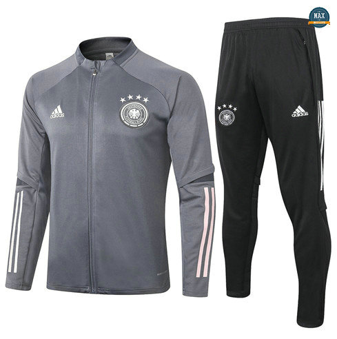 Max Veste Survetement Allemagne 2020/21 Gris Foncé