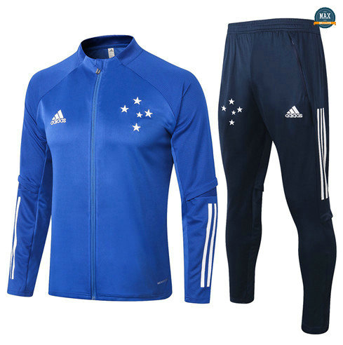 Max Veste Survetement Cruzeiro 2020/21 Bleu