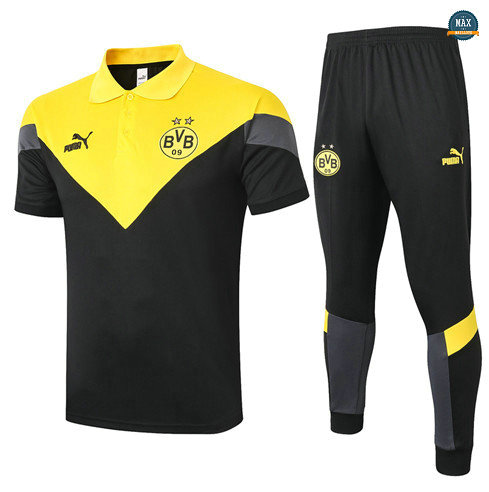 Max Maillots Dortmund POLO + Pantalon 2020/21 Training Jaune