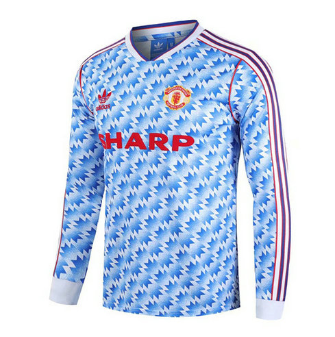 Max maillot Classic 1990-92 Manchester United Exterieur Manche Longue