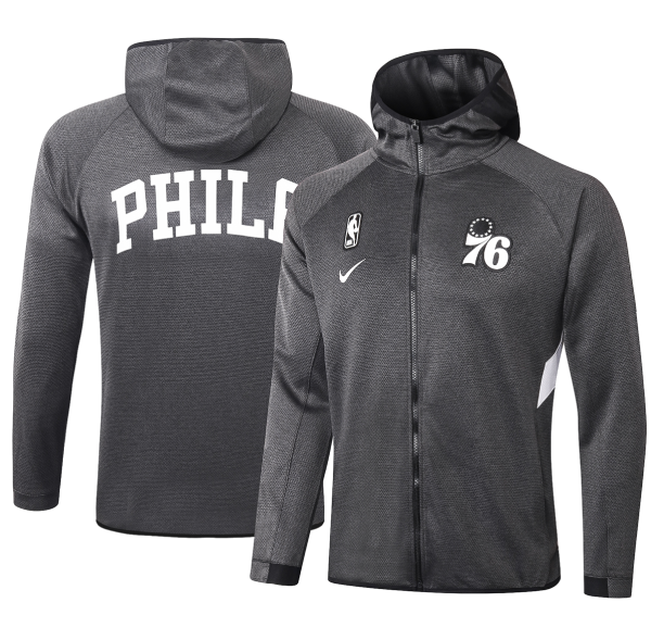Max maillots Veste à capuche Philadelphia 76ers - Noir
