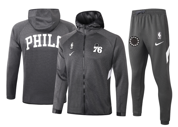 Max maillots Veste Survetement Philadelphia 76ers - Noir