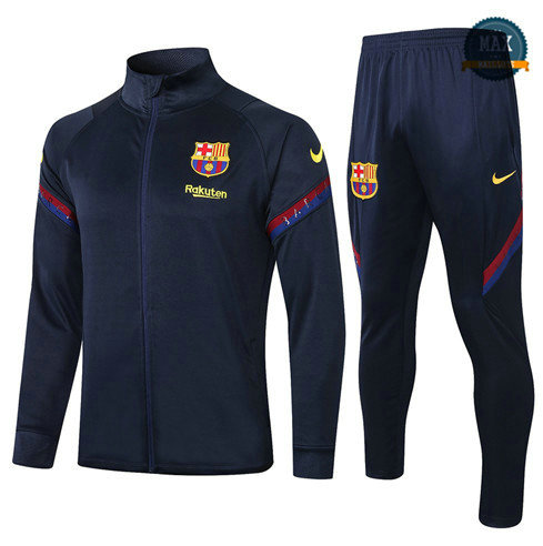 Max Veste Survetement Barcelone 2020 Bleu Marine