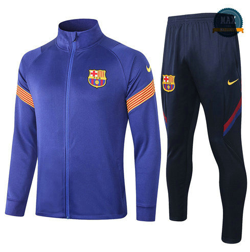 Max Veste Survetement Barcelone 2020 Bleu