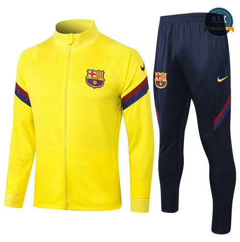 Max Veste Survetement Barcelone 2020 Jaune