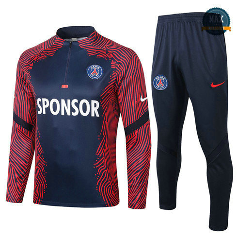 Max Survetement PSG 2020 Rouge/Bleu Marine