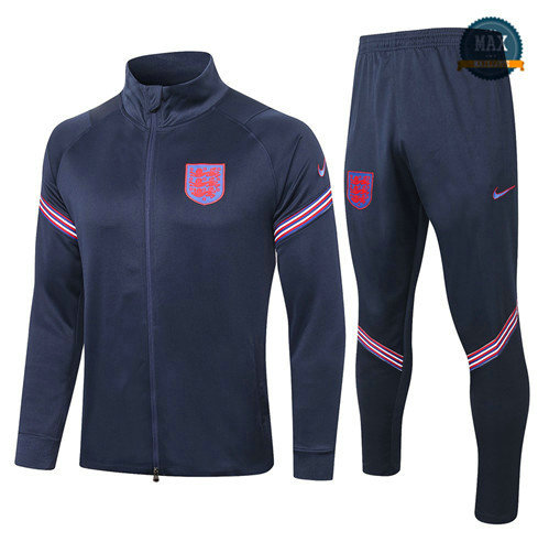 Max Veste Survetement Angleterre 2020 Bleu Marine