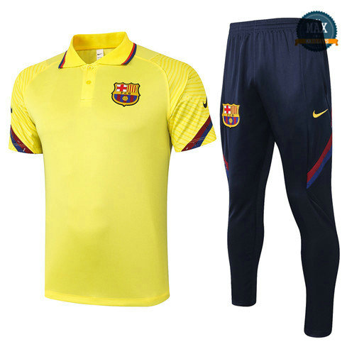 Max Barcelone POLO + Pantalon 2020 Training Jaune