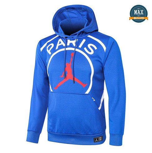 Max Sweat à capuche Jordan PSG 2020 Bleu