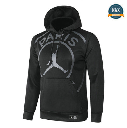 Max Sweat à capuche Jordan PSG 2020 Noir/Gris