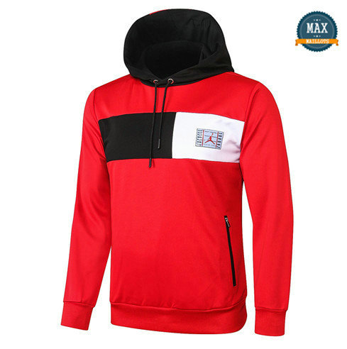 Max Sweat à capuche Jordan PSG 2020 Rouge/Blanc/Noir