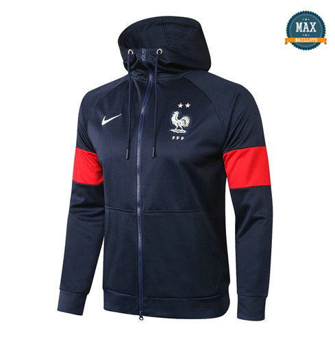 Max Veste a Capuche France 2020 Bleu Marine