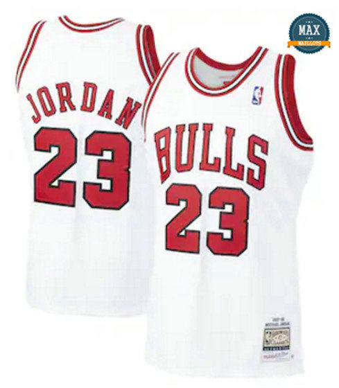 Max Maillots Michael Jordan, Chicago Bulls Mitchell & Ness - White