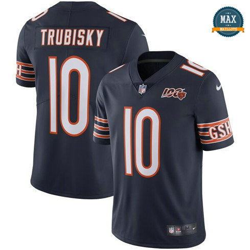 Max Maillots Mitchell Trubisky, Chicago Bears - Navy