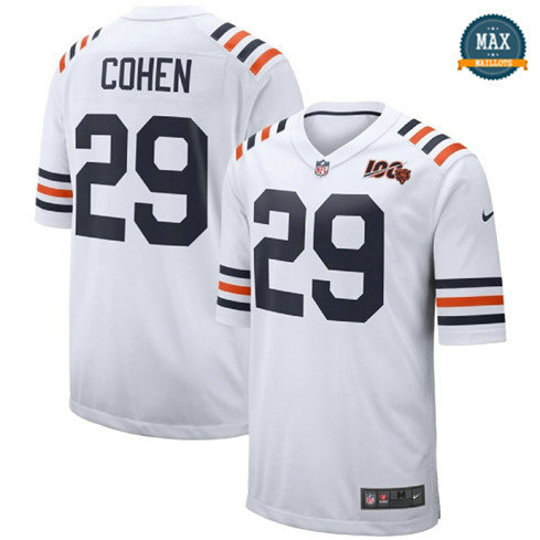 Max Maillot Tarik Cohen, Chicago Bears - White