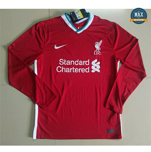 Max Maillots Liverpool Domicile Manche Longue 2020/21 pas cher