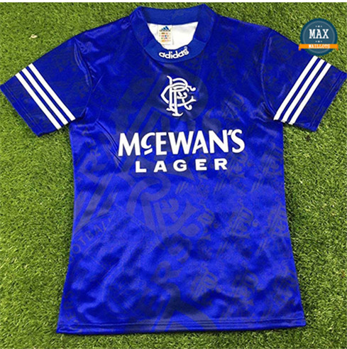 Max Maillots Classic 1994-96 Rangers Domicile fiable