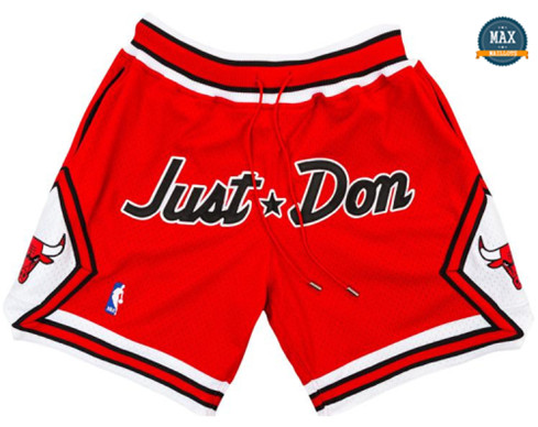 Max Maillot Short JUST ☆ DON Chicago Bulls pas cher