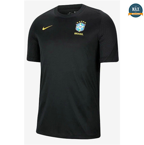 Max Maillot Brésil Pre-Match Noir 2020/21