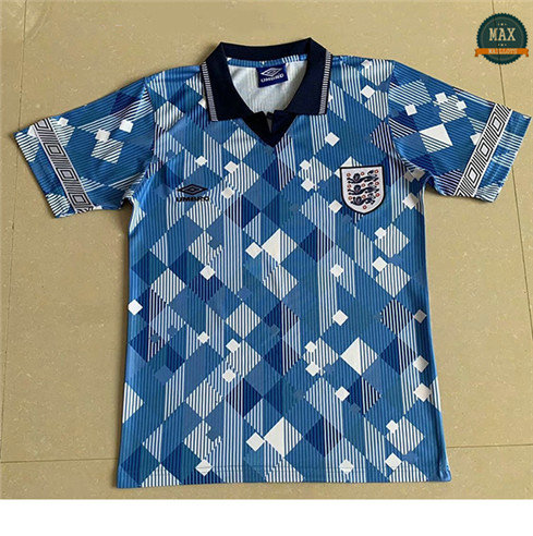 Max Maillot Classic 1990 Angleterre Bleu