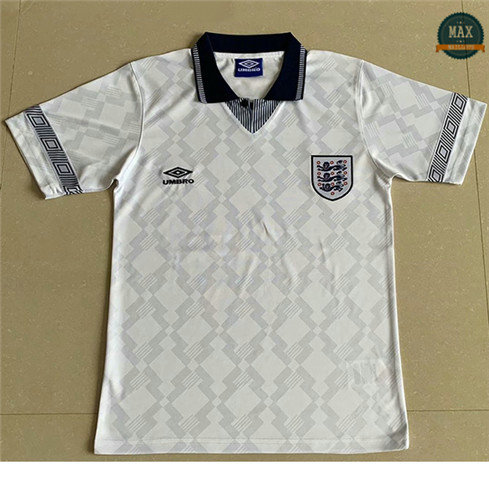 Max Maillots Retro 1990 Angleterre Domicile