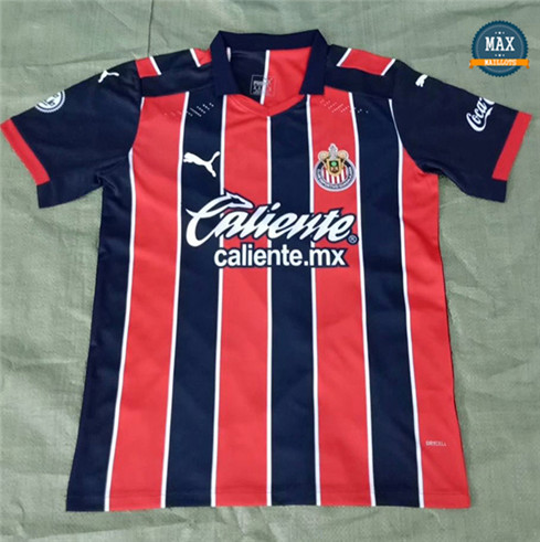 Max Maillots Chivas Exterieur Rouge/2020/21 Noir