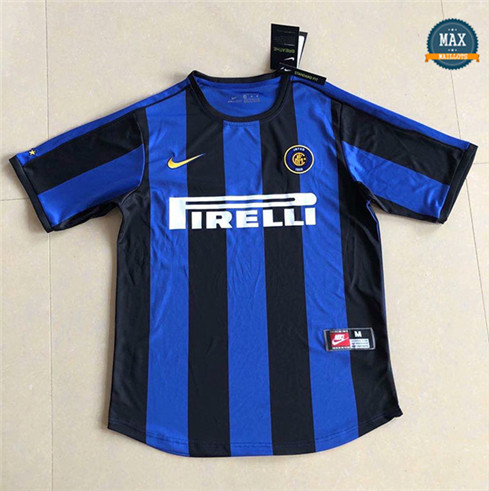 Max Maillots Rétro 1999-00 Inter Milan Domicile