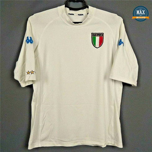 Max Maillots Rétro 2000 Italie Exterieur Blanc