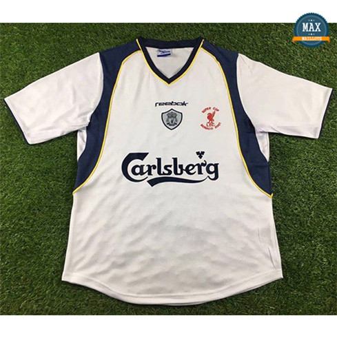 Max Maillots Rétro 2001 Liverpool Exterieur