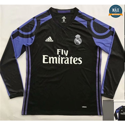 Max Maillots Rétro 2015-16 Real Madrid Third Manche Longue