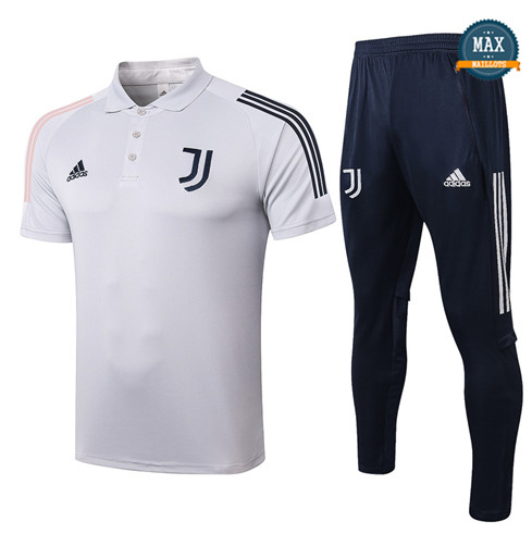 JuventusJuventus POLO + Pantalon 2020/21 Training Gris Clair