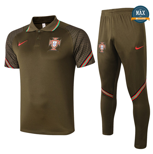 PortugalPortugal POLO + Pantalon 2020/21 Training Noir