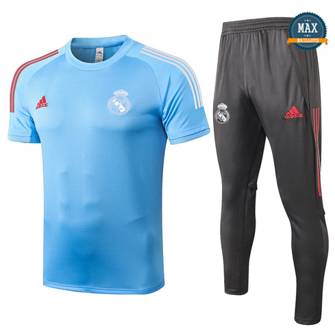 Real MadridReal Madrid + Pantalon 2020/21 Training Bleu Clair