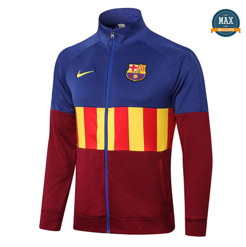 BarceloneVeste Barcelone 2020/21 Bleu/Rouge/Jaune Col Haut