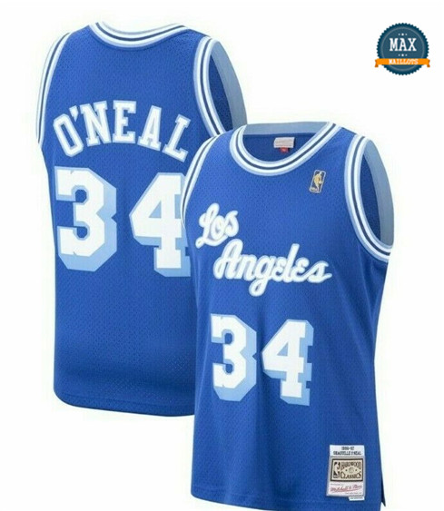 Max Maillots Shaquille O'Neal, Los Angeles Lakers - Mitchell & Ness