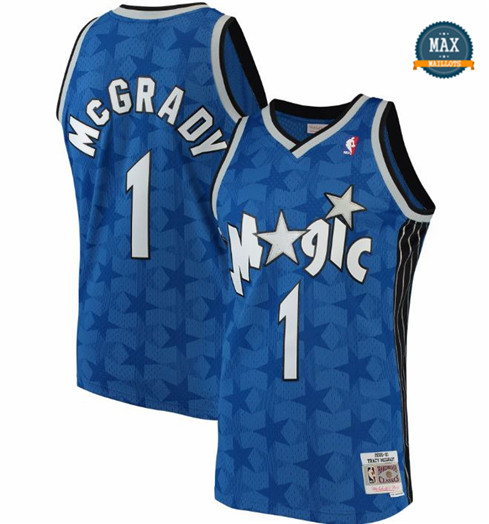 Max Maillots Tracy McGrady, Orlando Magic, Mitchell&Ness - Bleu