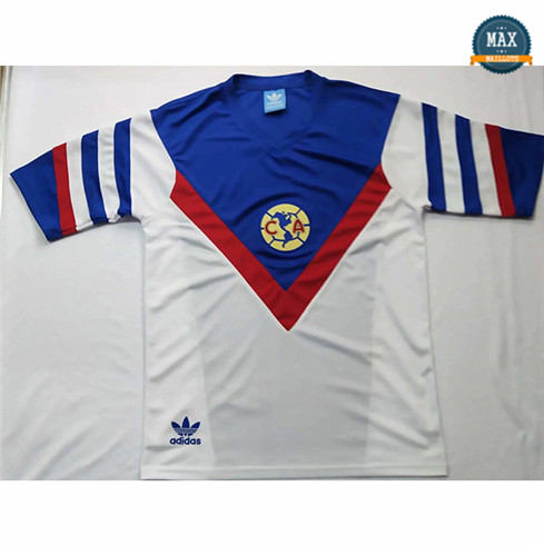 Max Maillots Retro 1987 CF America Blanc