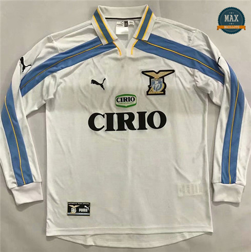 Max Maillots Retro 2000-01 Lazio Exterieur Manche Longue