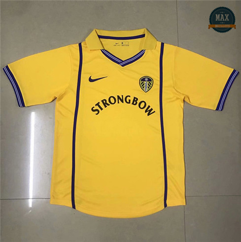 Max Maillot Retro 2000-01 Leeds United Exterieur