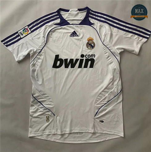 Max Maillots Retro 2007-08 Real Madrid Domicile