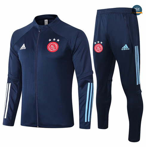 Max Veste Survetement AFC Ajax 2020/21 Bleu Marine