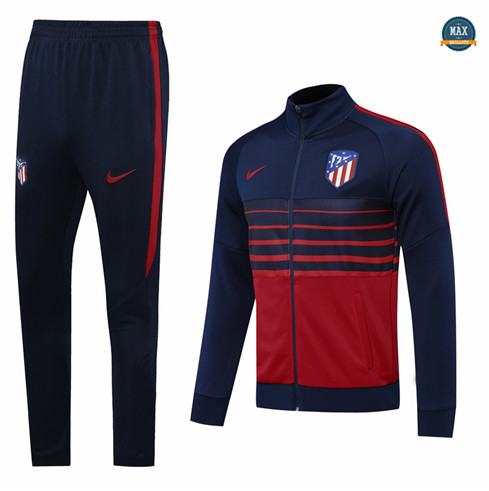 Max Veste Survetement Atletico Madrid 2020/21 Bleu Marine/Rouge