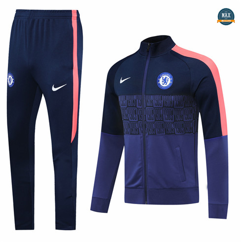 Max Veste Survetement Chelsea 2020/21 Bleu Marine