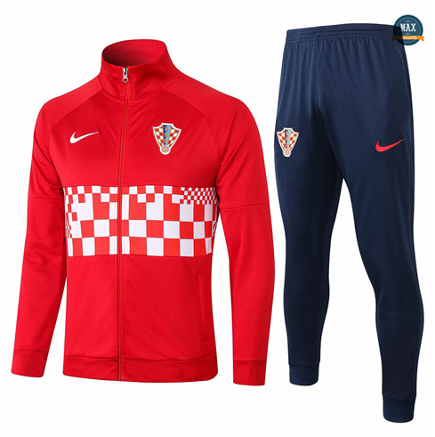 Max Veste Survetement Croatie 2020/21 Rouge