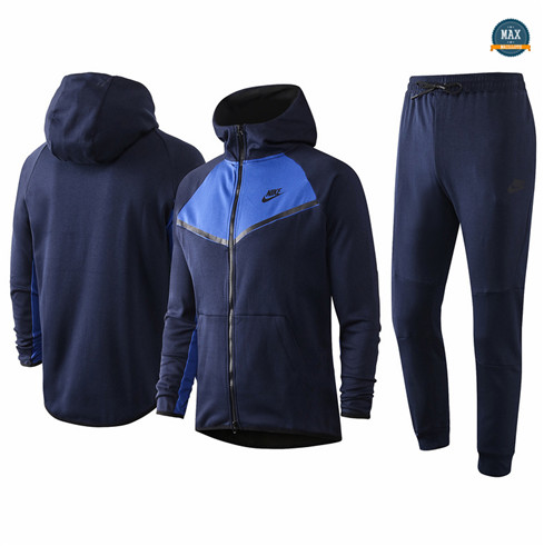 Max Veste Survetement - Sweat à capuche nike 2020/21 Bleu Marine/Bleu