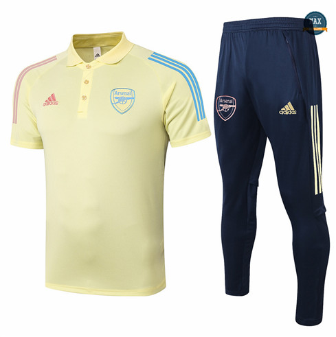 Max Maillot Arsenal Polo + Pantalon 2020/21 Training Jaune