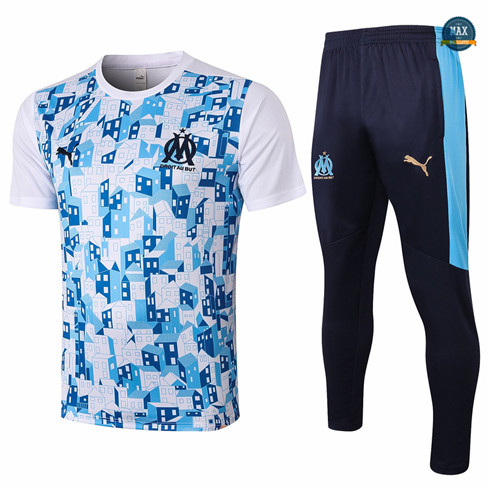 Max Maillots Marseille + Pantalon 2020/21 Training Blanc