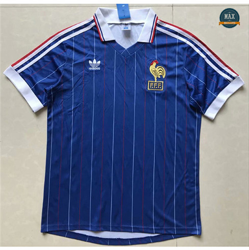 Max Maillot Retro 1982 France Domicile